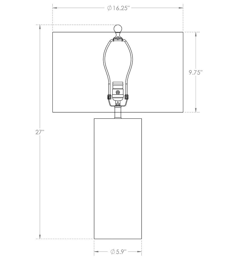 Allred Collaborative - FlowDecor - Ireland Table Lamp - Ireland Table Lamp - FD-4402-CHC