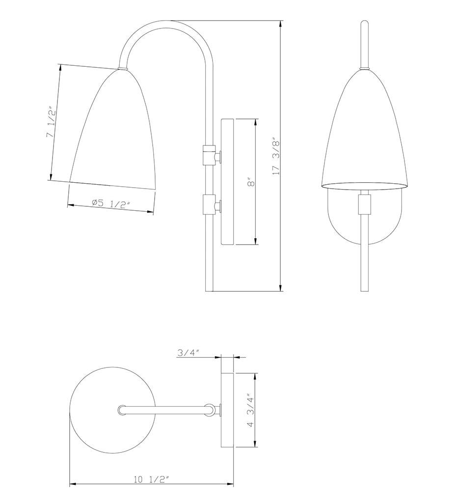 Allred Collaborative - FlowDecor - Jones Sconce - - Jones Sconce - - 6082