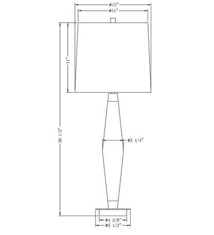 Allred Collaborative - FlowDecor - Julius Table Lamp - Julius Table Lamp - 4002-OWC