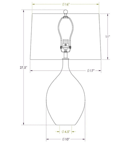 Allred Collaborative - FlowDecor - Malone Table Lamp - Malone Table Lamp - 3852-OWC