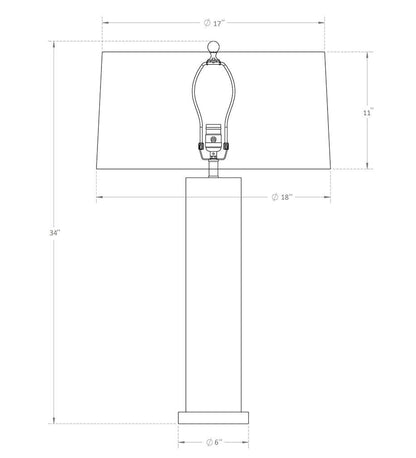 Allred Collaborative - FlowDecor - Miranda Table Lamp - Miranda Table Lamp - 