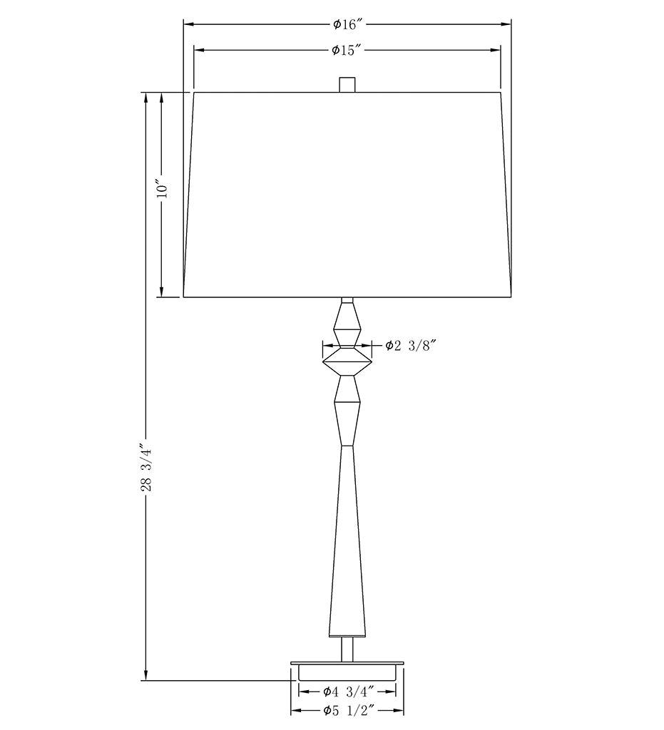 Allred Collaborative - FlowDecor - Morrison Table Lamp - - Morrison Table Lamp - - 4082-OWL