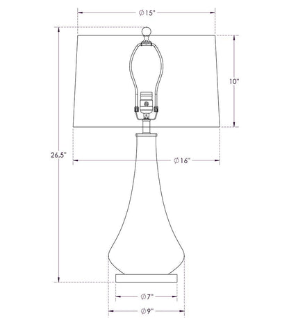 Allred Collaborative - FlowDecor - Orwell Table Lamp - Orwell Table Lamp - 4030-OWL