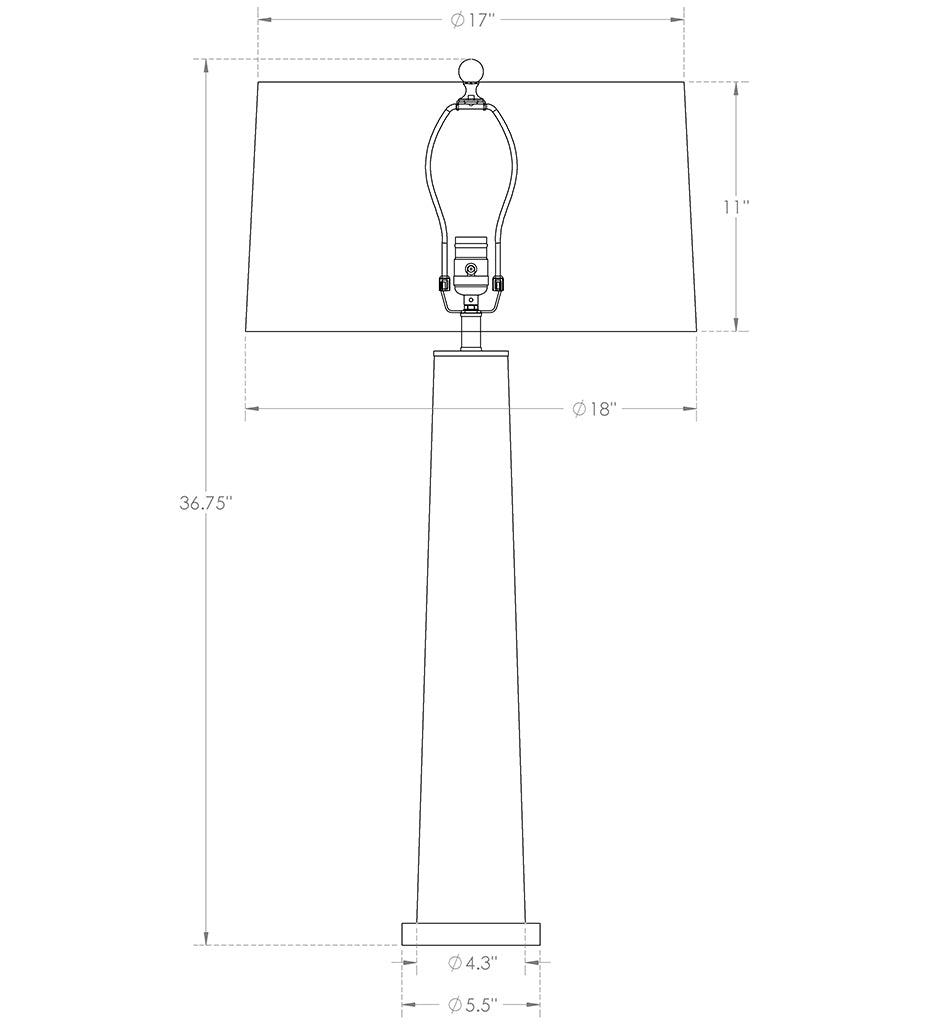 Allred Collaborative - FlowDecor - Othello Table Lamp - Othello Table Lamp - 4011-OWL