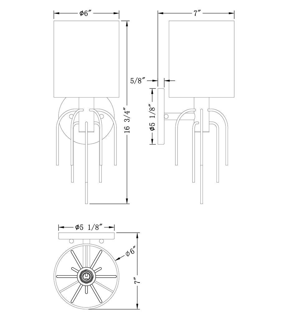 Allred Collaborative - FlowDecor - Powell Sconce - - Powell Sconce - - 6065