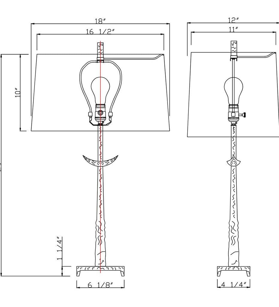 Allred Collaborative - FlowDecor - Roman Table Lamp - - Roman Table Lamp - - 4497-OWL