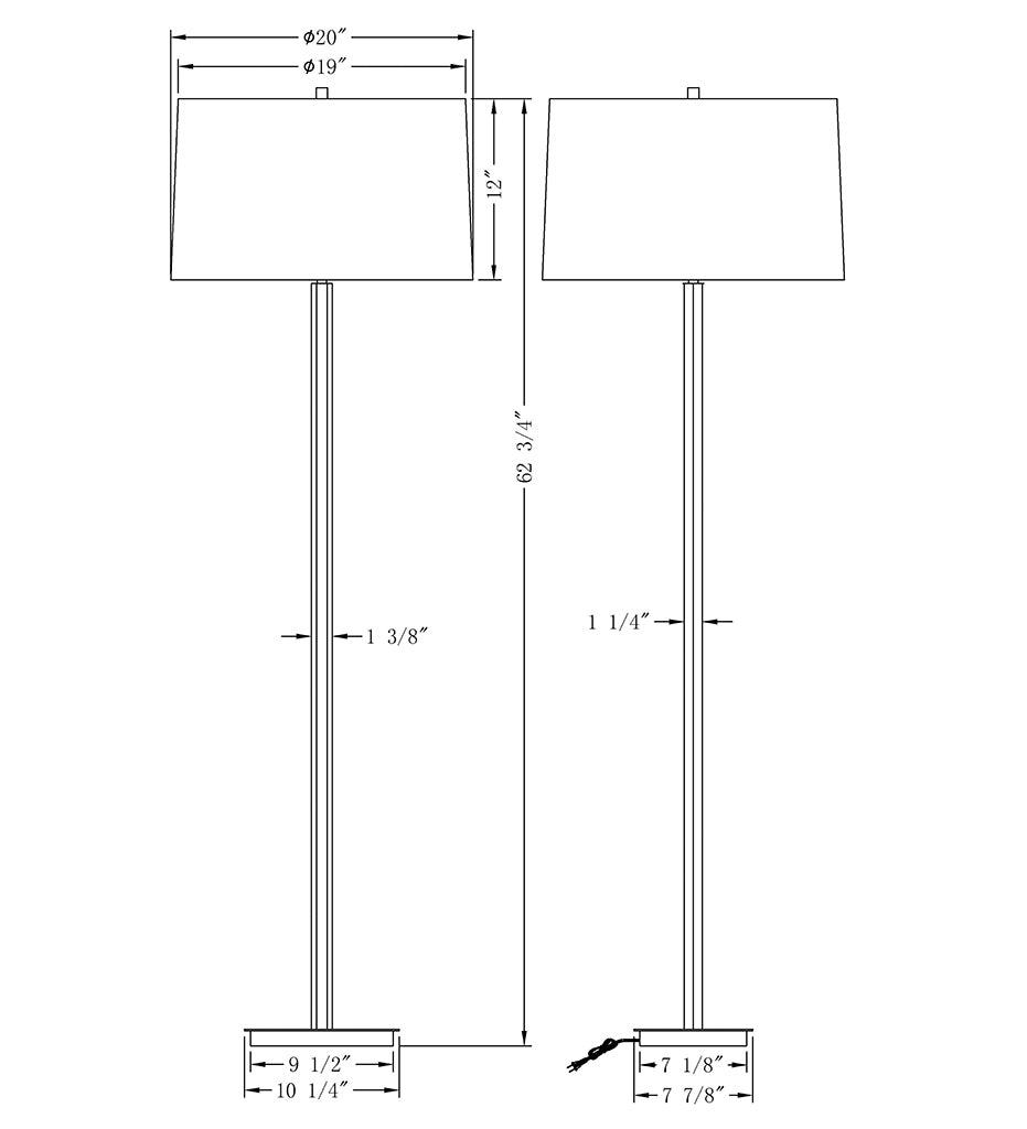 Allred Collaborative - FlowDecor - Sydney Floor Lamp - - Sydney Floor Lamp - - 4356-OWL