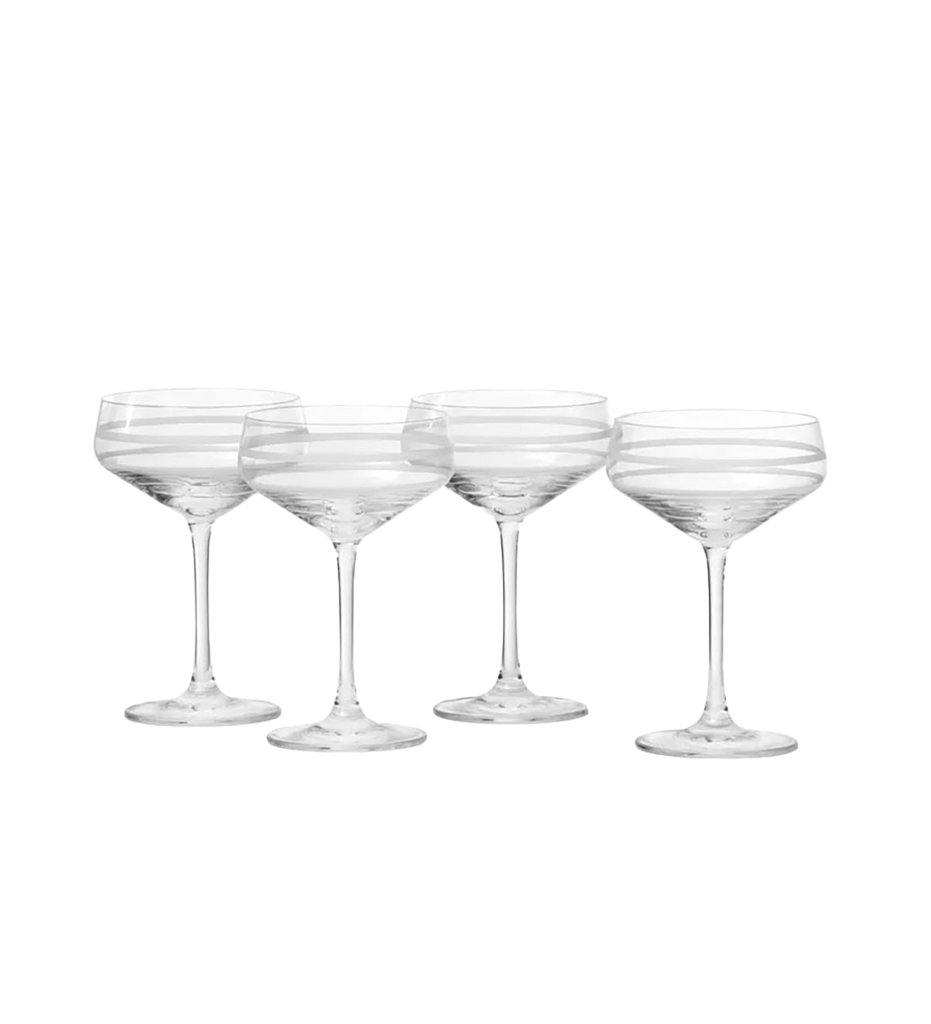 Allred Collaborative - Fortessa Tableware Solutions - The Crafthouse Classic Collection Coupe Glass - Set of 4 - The Crafthouse Classic Collection Coupe Glass - Set of 4 - CRFTHS.119731