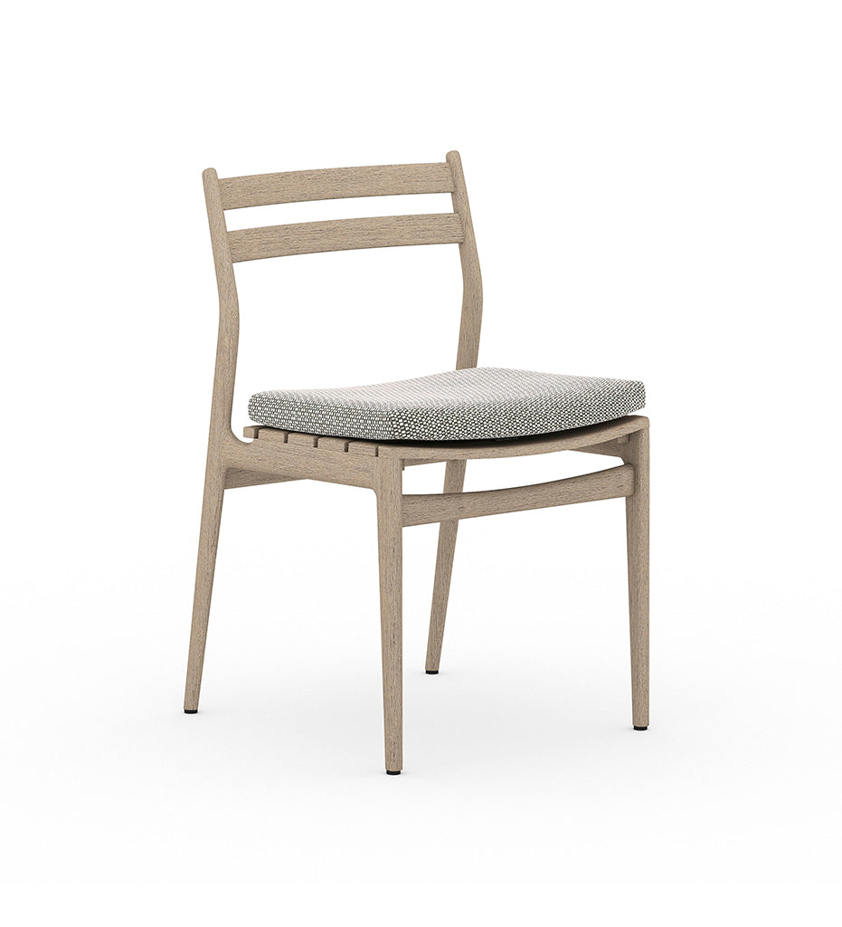 Allred Collaborative - Four Hands - Atherton Brown Outdoor Dining Chair - Faye Ash - Atherton Brown Outdoor Dining Chair - Faye Ash - JSOL-08302K-970