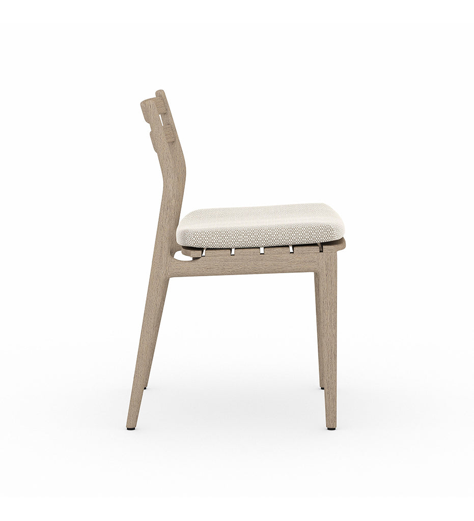 Allred Collaborative - Four Hands - Atherton Brown Outdoor Dining Chair - Faye Sand - Atherton Brown Outdoor Dining Chair - Faye Sand - JSOL-08302K-971