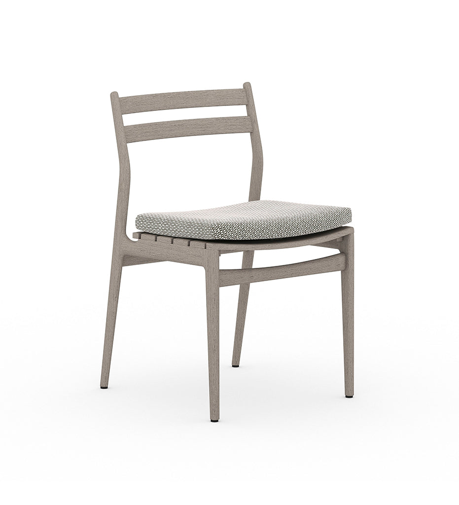 Allred Collaborative - Four Hands - Atherton Grey Outdoor Dining Chair - Faye Ash - Atherton Grey Outdoor Dining Chair - Faye Ash - JSOL-08301K-970