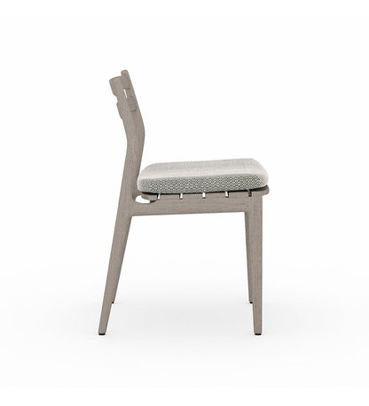 Allred Collaborative - Four Hands - Atherton Grey Outdoor Dining Chair - Faye Ash - Atherton Grey Outdoor Dining Chair - Faye Ash - JSOL-08301K-970