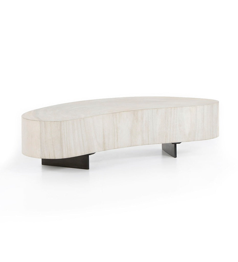 Allred Collaborative - Four Hands - Avett Coffee Table - Short - Bleached - Avett Coffee Table - Short - Bleached - 226031-001