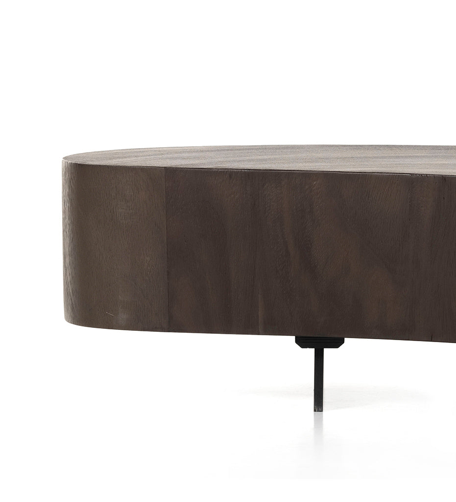 Allred Collaborative - Four Hands - Avett Coffee Table - Short - Smoked - Avett Coffee Table - Short - Smoked - 226031-002