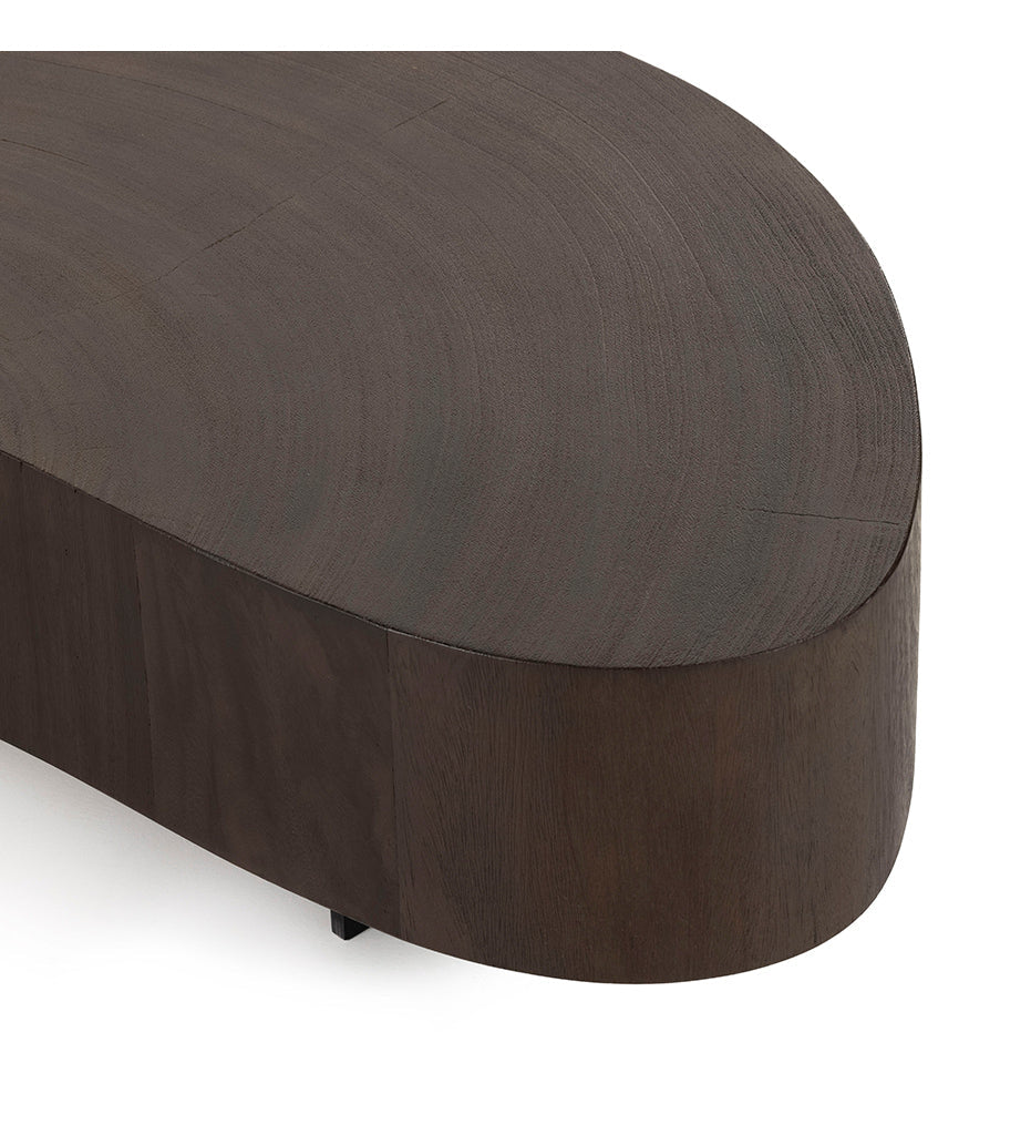 Allred Collaborative - Four Hands - Avett Coffee Table - Short - Smoked - Avett Coffee Table - Short - Smoked - 226031-002