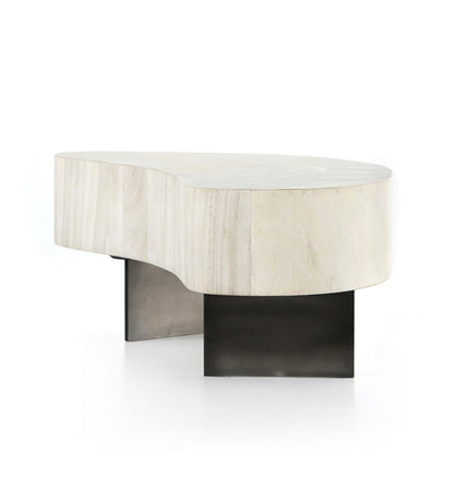 Allred Collaborative - Four Hands - Avett Coffee Table - Tall - Bleached - Avett Coffee Table - Tall - Bleached - 226030-001