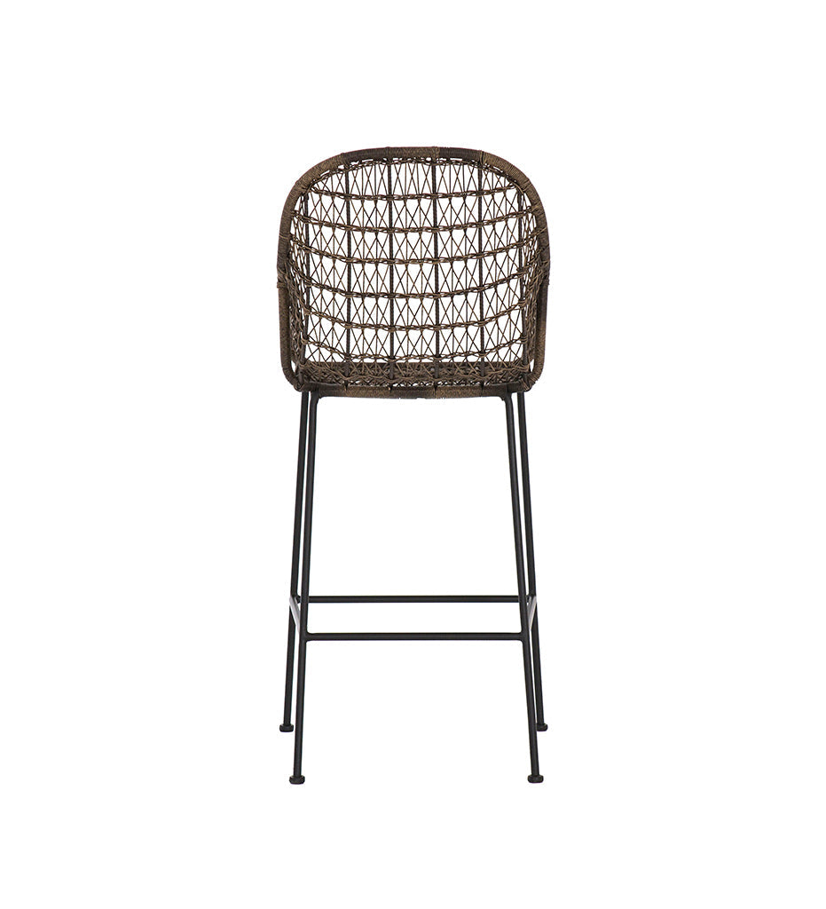 Allred Collaborative - Four Hands - Bandera Bar Stool - Distressed Grey - Bandera Bar Stool - Distressed Grey - JLAN-124A