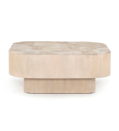 Allred Collaborative - Four Hands - Blanco Coffee Table - Bleached Burl - Blanco Coffee Table - Bleached Burl - 224828-001