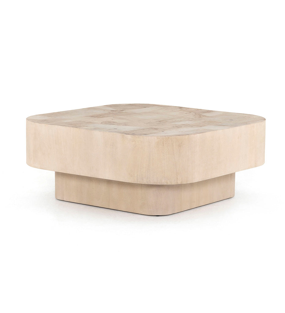 Allred Collaborative - Four Hands - Blanco Coffee Table - Bleached Burl - Blanco Coffee Table - Bleached Burl - 224828-001