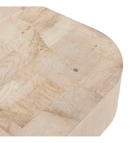 Allred Collaborative - Four Hands - Blanco Coffee Table - Bleached Burl - Blanco Coffee Table - Bleached Burl - 224828-001