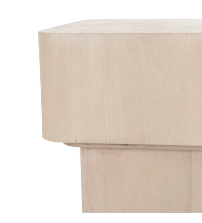 Allred Collaborative - Four Hands - Blanco End Table - Bleached Burl - Blanco End Table - Bleached Burl - 224809-001