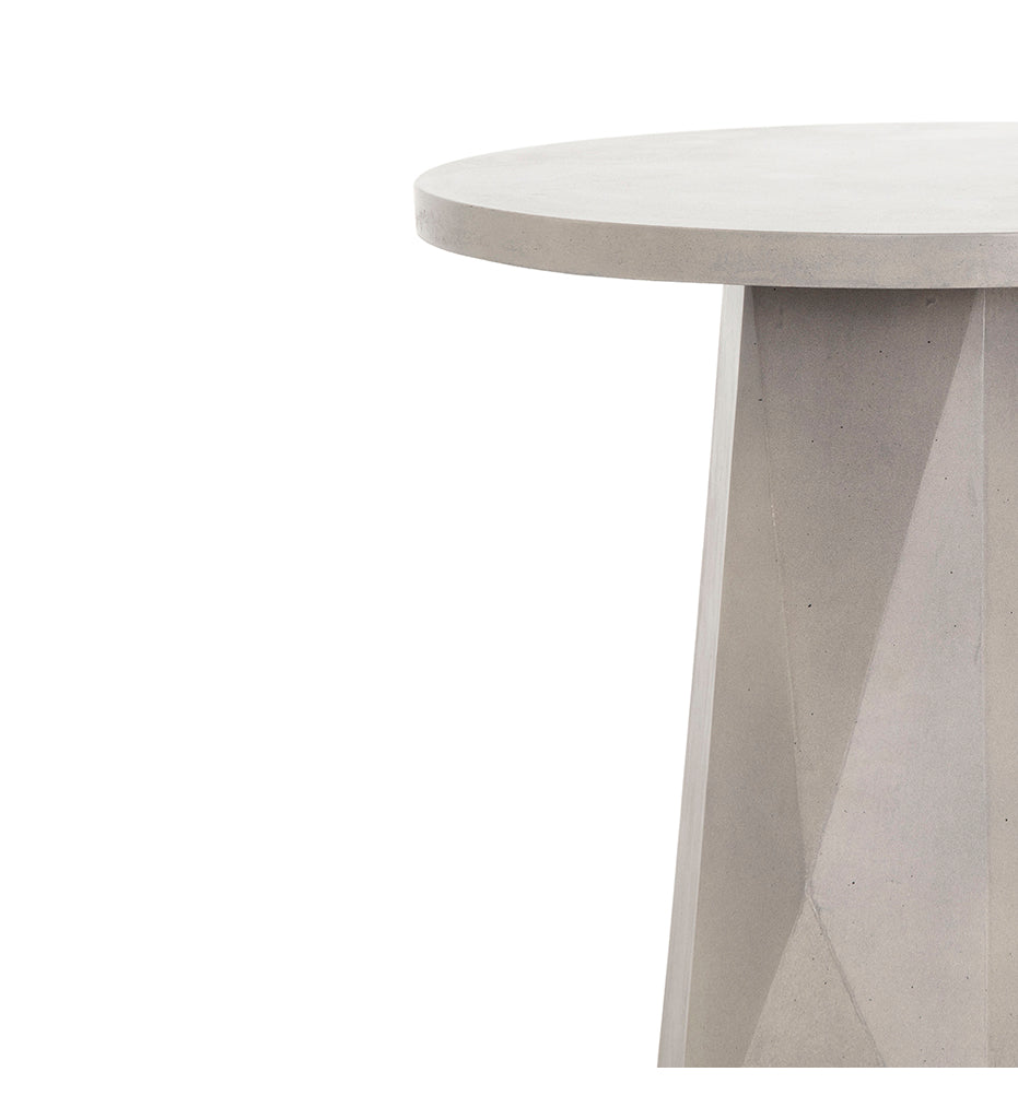 Allred Collaborative - Four Hands - Bowman Outdoor End Table - Grey Concrete - Bowman Outdoor End Table - Grey Concrete - VTHY-039