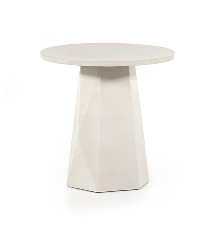 Allred Collaborative - Four Hands - Bowman Outdoor End Table - White Concrete - Bowman Outdoor End Table - White Concrete - 105430-003