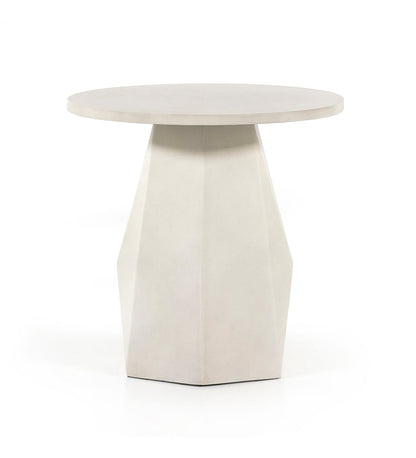 Allred Collaborative - Four Hands - Bowman Outdoor End Table - White Concrete - Bowman Outdoor End Table - White Concrete - 105430-003