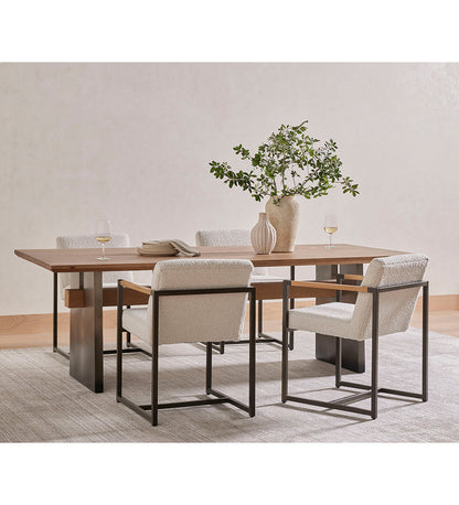 Allred Collaborative - Four Hands - Brennan Dining Table - Dove Oak - Brennan Dining Table - Dove Oak - 223086-006