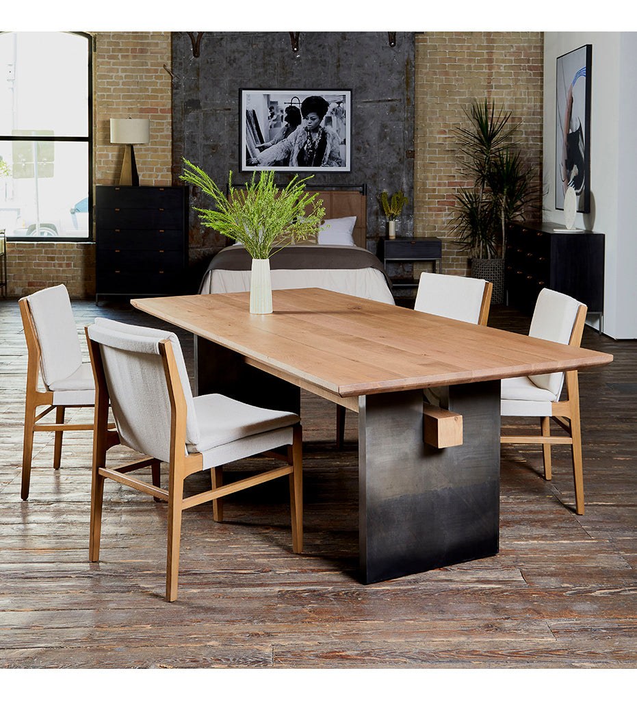 Allred Collaborative - Four Hands - Brennan Dining Table - Dove Oak - Brennan Dining Table - Dove Oak - 223086-006