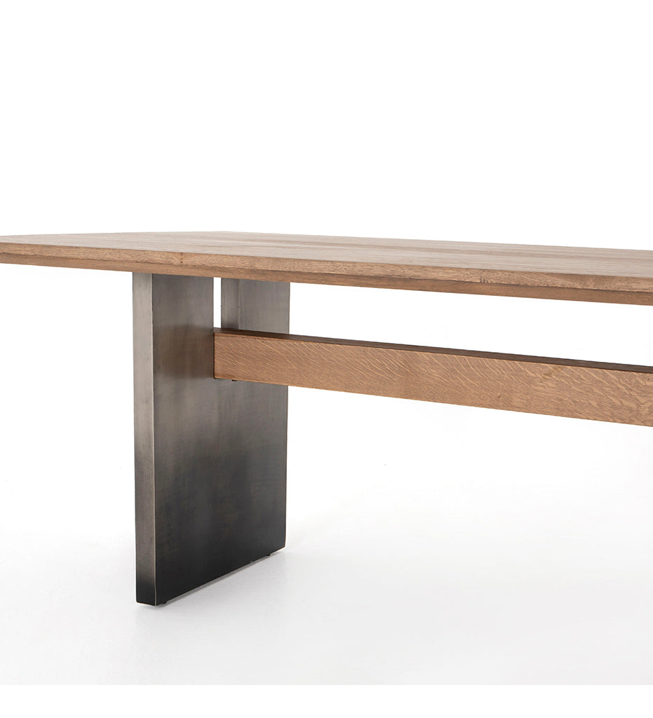 Allred Collaborative - Four Hands - Brennan Dining Table - Dove Oak - Brennan Dining Table - Dove Oak - 223086-006