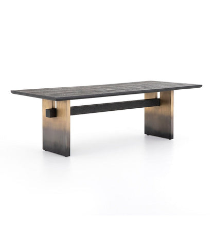 Allred Collaborative - Four Hands - Brennan Dining Table - Worn Black - Brennan Dining Table - Worn Black - 223086-005