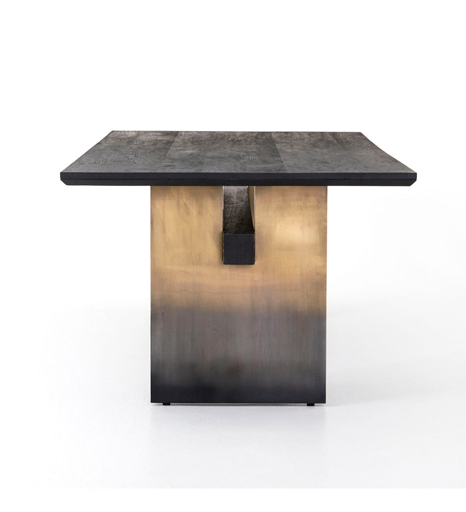 Allred Collaborative - Four Hands - Brennan Dining Table - Worn Black - Brennan Dining Table - Worn Black - 223086-005