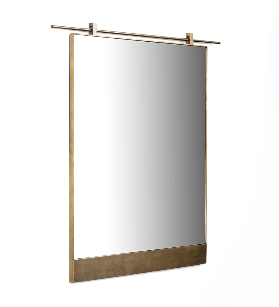 Allred Collaborative - Four Hands - Chico Large Mirror - Antiqued Brass - Chico Large Mirror - Antiqued Brass - 101581-002