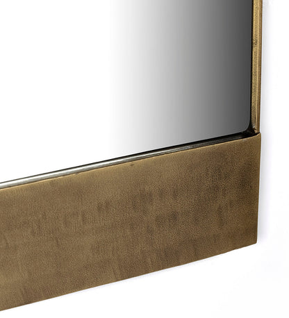 Allred Collaborative - Four Hands - Chico Large Mirror - Antiqued Brass - Chico Large Mirror - Antiqued Brass - 101581-002