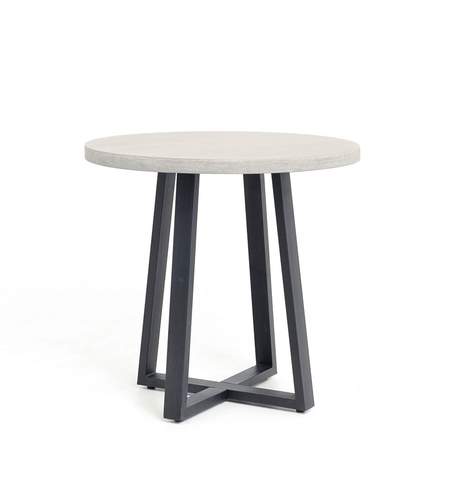 Allred Collaborative - Four Hands - Cyrus Outdoor Small Round Dining Table - Grey - Cyrus Outdoor Small Round Dining Table - Grey - VCNS-F005A