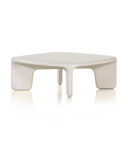 Allred Collaborative - Four Hands - Dante Coffee Table - White Concrete - Dante Coffee Table - White Concrete - 224152-001