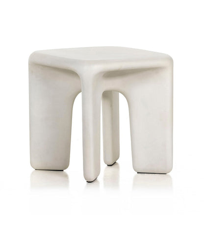 Allred Collaborative - Four Hands - Dante End Table - White Concrete - Dante End Table - White Concrete - 224153-001