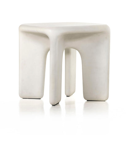 Allred Collaborative - Four Hands - Dante End Table - White Concrete - Dante End Table - White Concrete - 224153-001