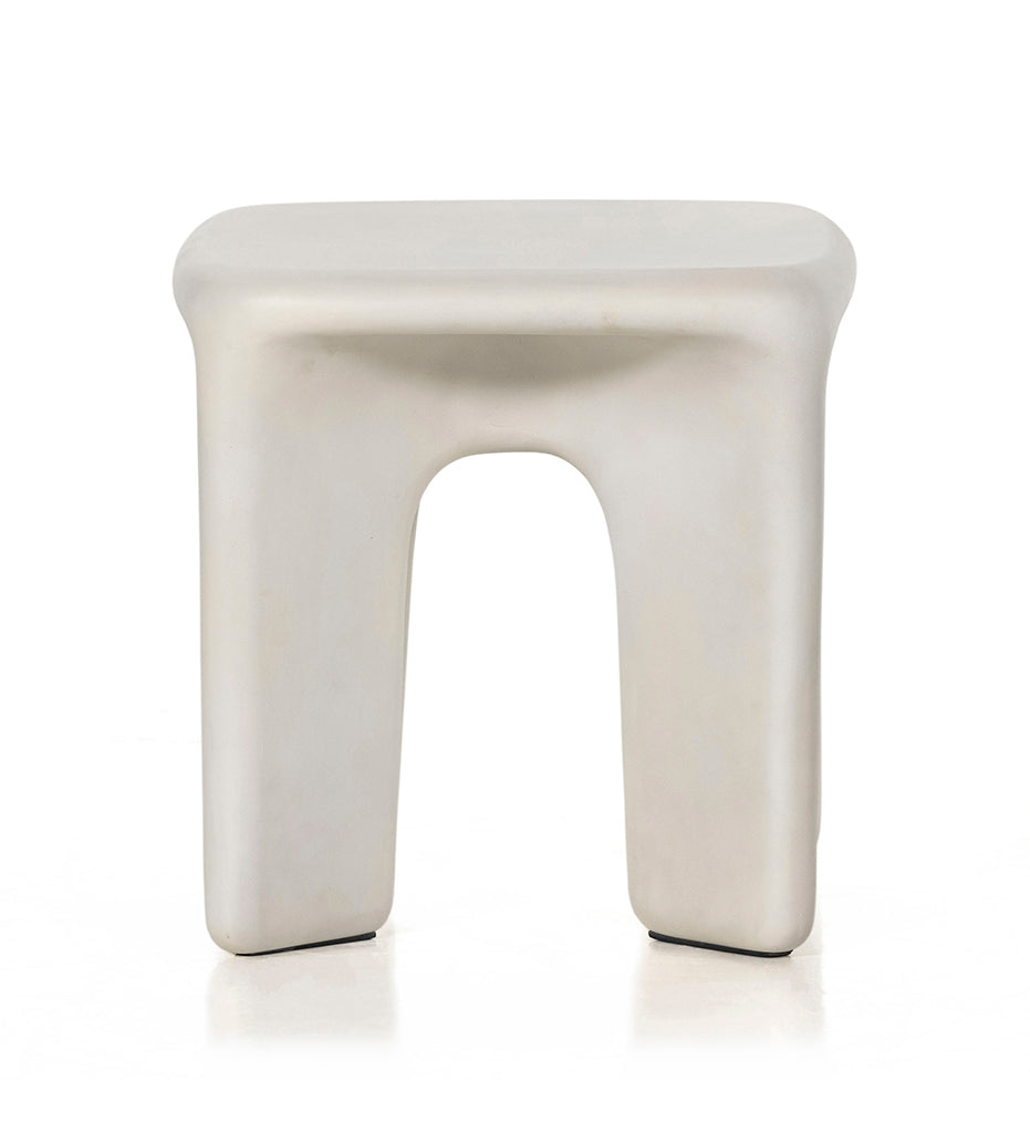 Allred Collaborative - Four Hands - Dante End Table - White Concrete - Dante End Table - White Concrete - 224153-001