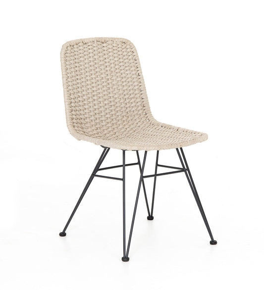 Allred Collaborative - Four Hands - Dema Dining Chair - Natural Rope - Dema Dining Chair - Natural Rope - JLAN-220A