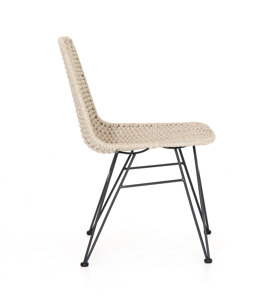 Allred Collaborative - Four Hands - Dema Dining Chair - Natural Rope - Dema Dining Chair - Natural Rope - JLAN-220A