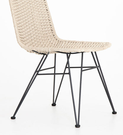 Allred Collaborative - Four Hands - Dema Dining Chair - Natural Rope - Dema Dining Chair - Natural Rope - JLAN-220A