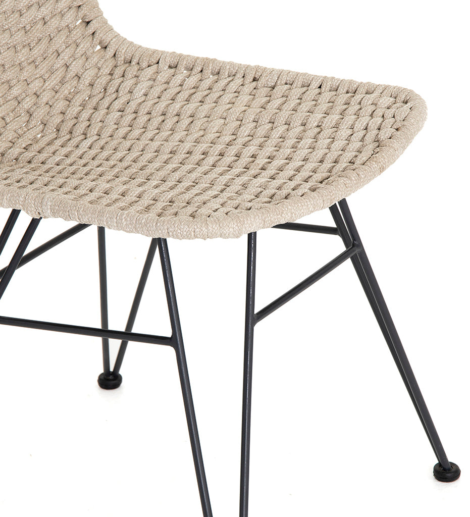 Allred Collaborative - Four Hands - Dema Dining Chair - Natural Rope - Dema Dining Chair - Natural Rope - JLAN-220A