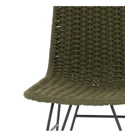 Allred Collaborative - Four Hands - Dema Dining Chair - Olive Rope - Dema Dining Chair - Olive Rope - JLAN-220