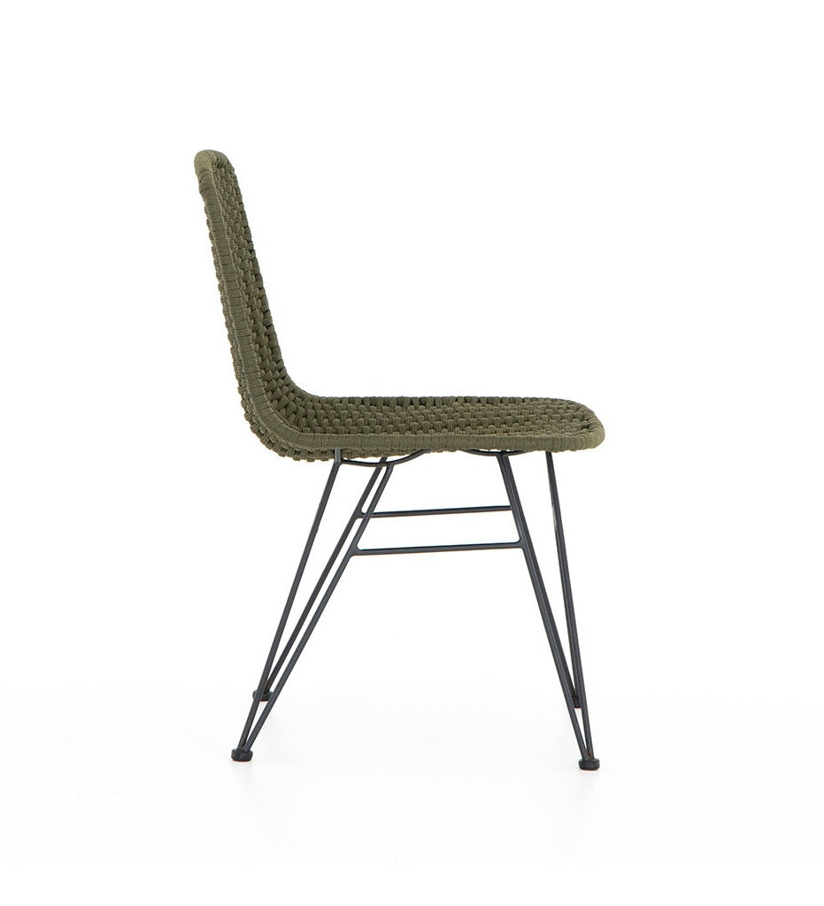 Allred Collaborative - Four Hands - Dema Dining Chair - Olive Rope - Dema Dining Chair - Olive Rope - JLAN-220