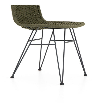 Allred Collaborative - Four Hands - Dema Dining Chair - Olive Rope - Dema Dining Chair - Olive Rope - JLAN-220