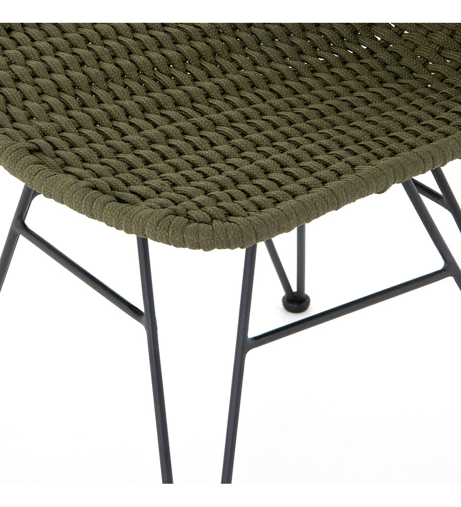 Allred Collaborative - Four Hands - Dema Dining Chair - Olive Rope - Dema Dining Chair - Olive Rope - JLAN-220