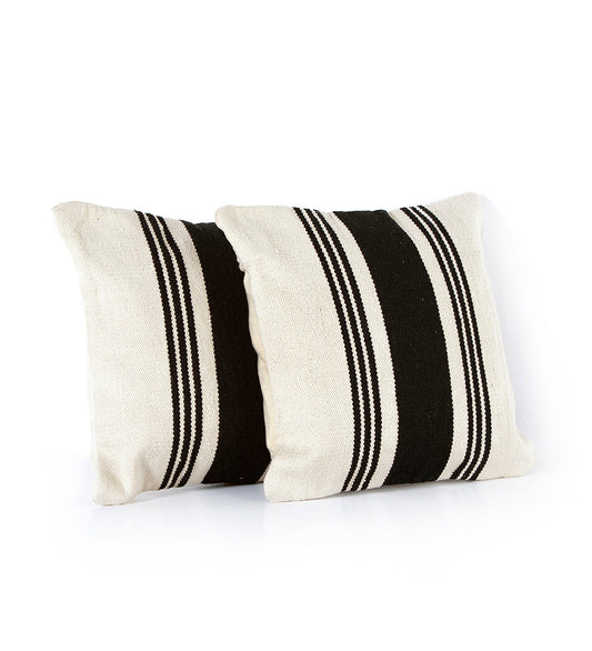 Allred Collaborative - Four Hands - Domingo Stripe Outdoor Pillow - Square - Set of 2 - Domingo Stripe Outdoor Pillow - Square - Set of 2 - 230165-001