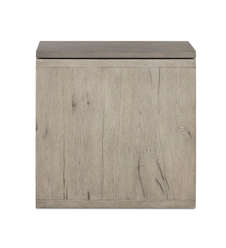 Allred Collaborative - Four Hands - Faro End Table - Dark Grey Concrete - Faro End Table - Dark Grey Concrete - 228127-001